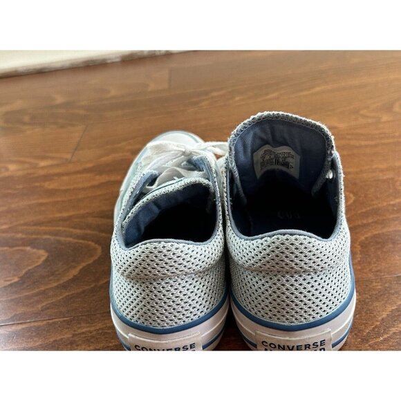 Converse Chuck Taylor All Star Low Top Sneakers Blue Mesh Lace Up Size 6 - Picture 5 of 9